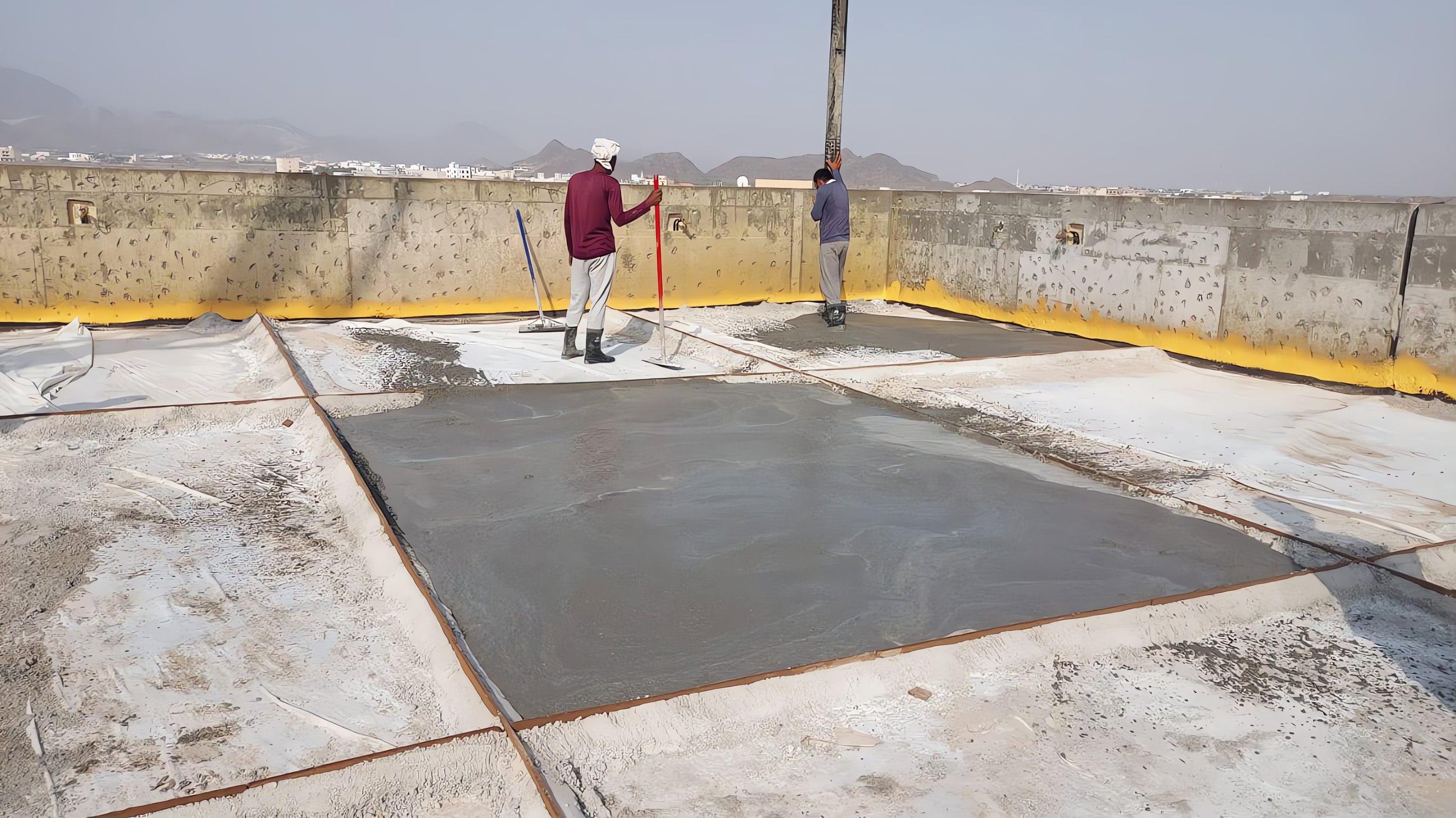 Roof Waterproofing, Screed