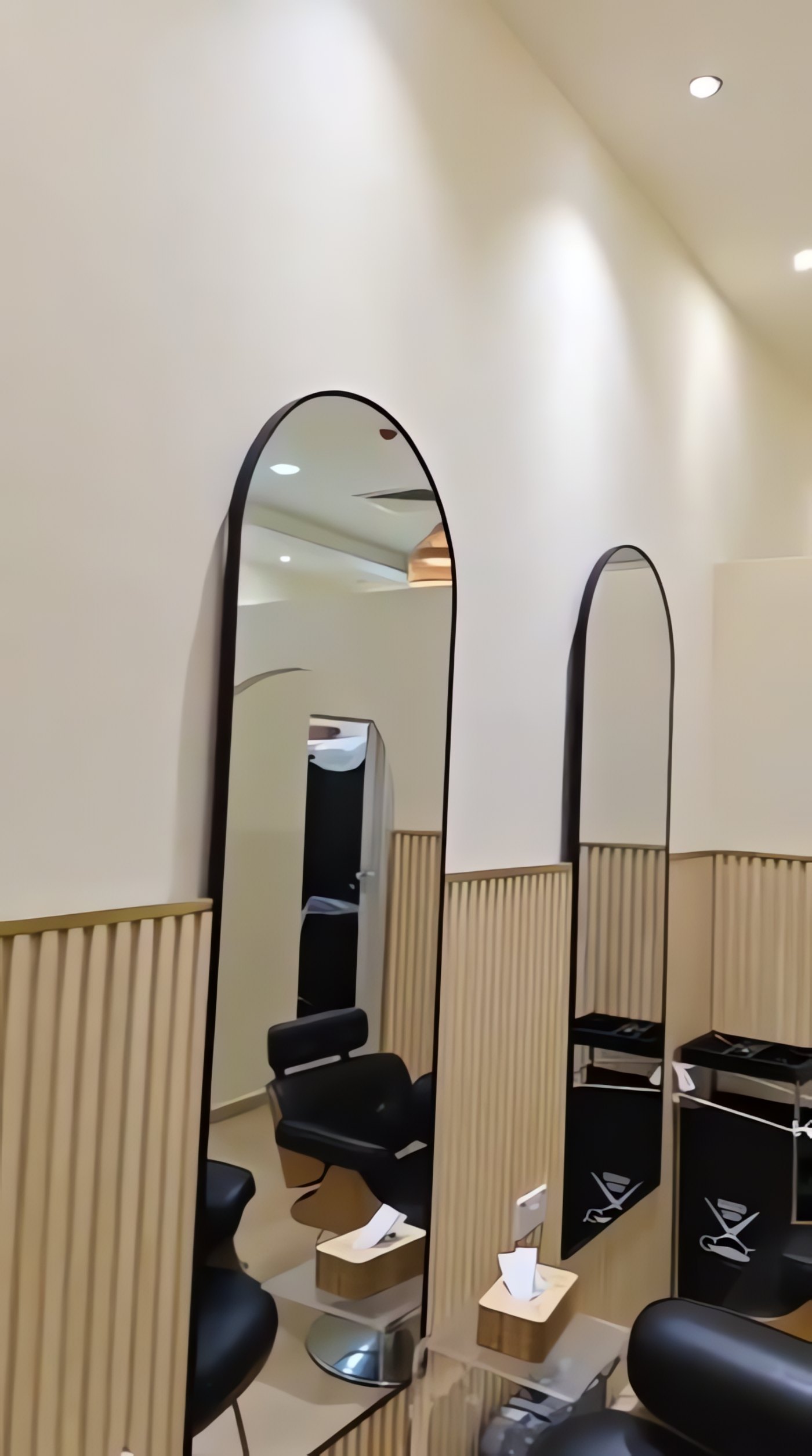 Beauty Salon Fit-Out, Styling floor